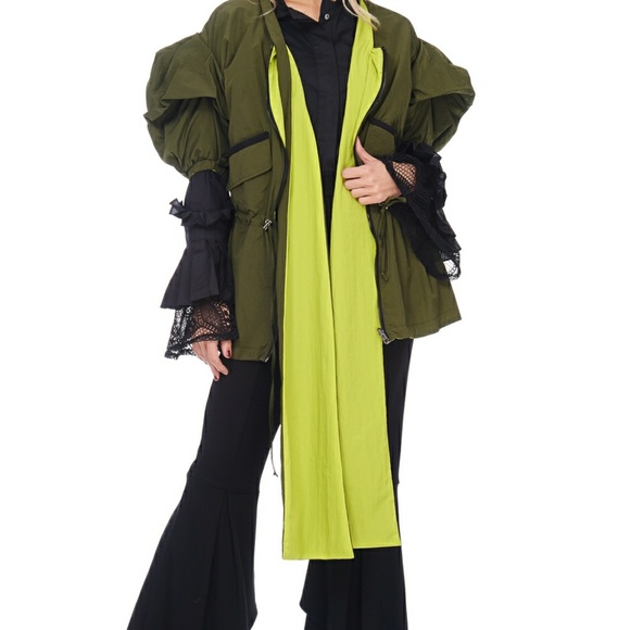 TOV Olive Luminous Kimono Jacket - Picture 2 of 8